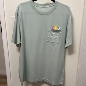 Uniqlo Men's Mint Green Short Sleeve Tee